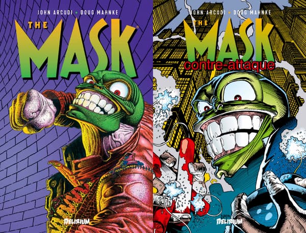 Les couvertures des BD "The Mask"