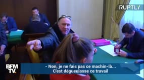 Russie: Depardieu agacé qu'un journaliste lui demande pourquoi il a voté