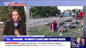 Une frappe russe a fait 49 morts dans le village de Groza situé à l'est de l'Ukraine