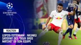 Leipzig-Tottenham - Nkunku satisfait des "deux gros matchs" de son équipe