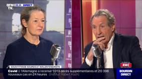 Odile Launay, infectiologue, face à Jean-Jacques Bourdin sur RMC et BFMTV