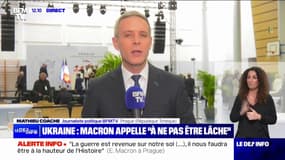 Guerre en Ukraine: Emmanuel Macron appelle les alliés de l'Ukraine "à ne pas être lâches"