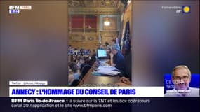 Attaque au couteau à Annecy: une minute de silence au Conseil de Paris
