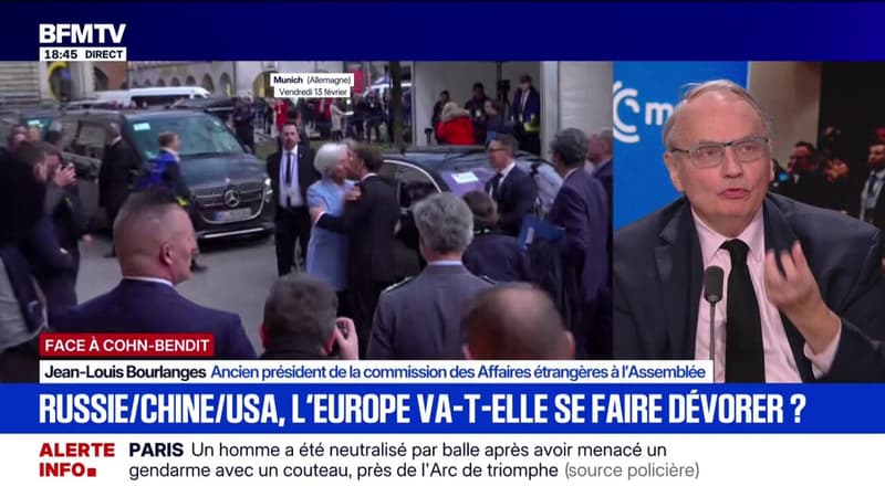 FACE À COHN-BENDIT - "On n'est certainement pas prêts à se défendre seuls", estime Jean-Louis Bourlanges