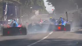 Formule E: le gros crash au e Prix de Rome le 15 juillet 2023