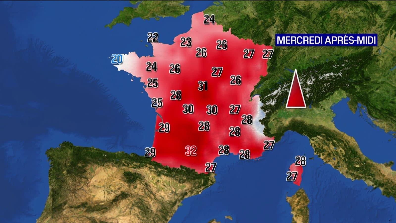 Météo du mercredi 27 septembre 2023