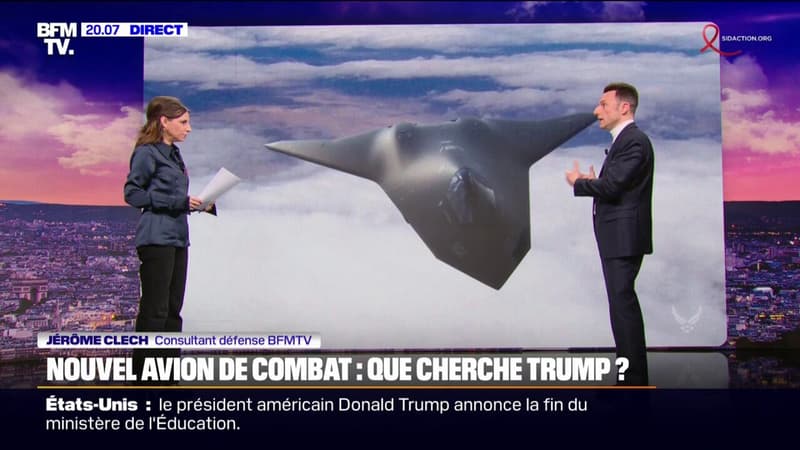 Les capacités du nouvel avion de combat F-47, présenté par Donald Trump