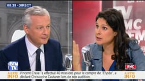 Bruno Le Maire face à Apolline de Malherbe en direct