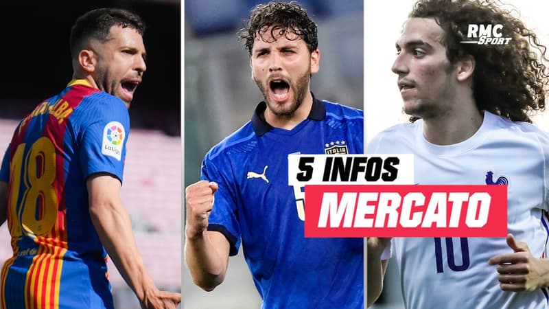 Guendouzi, Alba, Locatelli... Les 5 infos mercato du 23 juin à la mi-journée