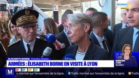 Elisabeth Borne en visite à Lyon pour rencontrer les forces armées
