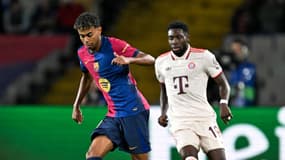 Lamine Yamal lors du match Barça-Bayern Munich (4-1, Ligue des champions), le 23 octobre 2024