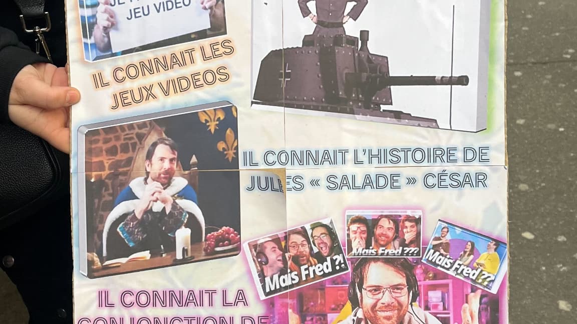 Une pancarte au Culture Clash