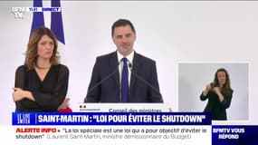 Impôts supplémentaires dès janvier 2025: "Cela dépendra de la loi de finances pour 2025", répond Laurent Saint-Martin