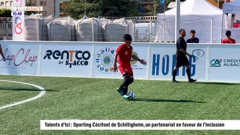 Talents d'ici : Sporting Cécifoot de Schiltigheim, un partenariat en faveur de l'inclusion