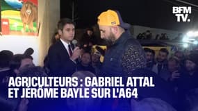 Colère des agriculteurs: Gabriel Attal et Jérôme Bayle s'expriment sur l'A64