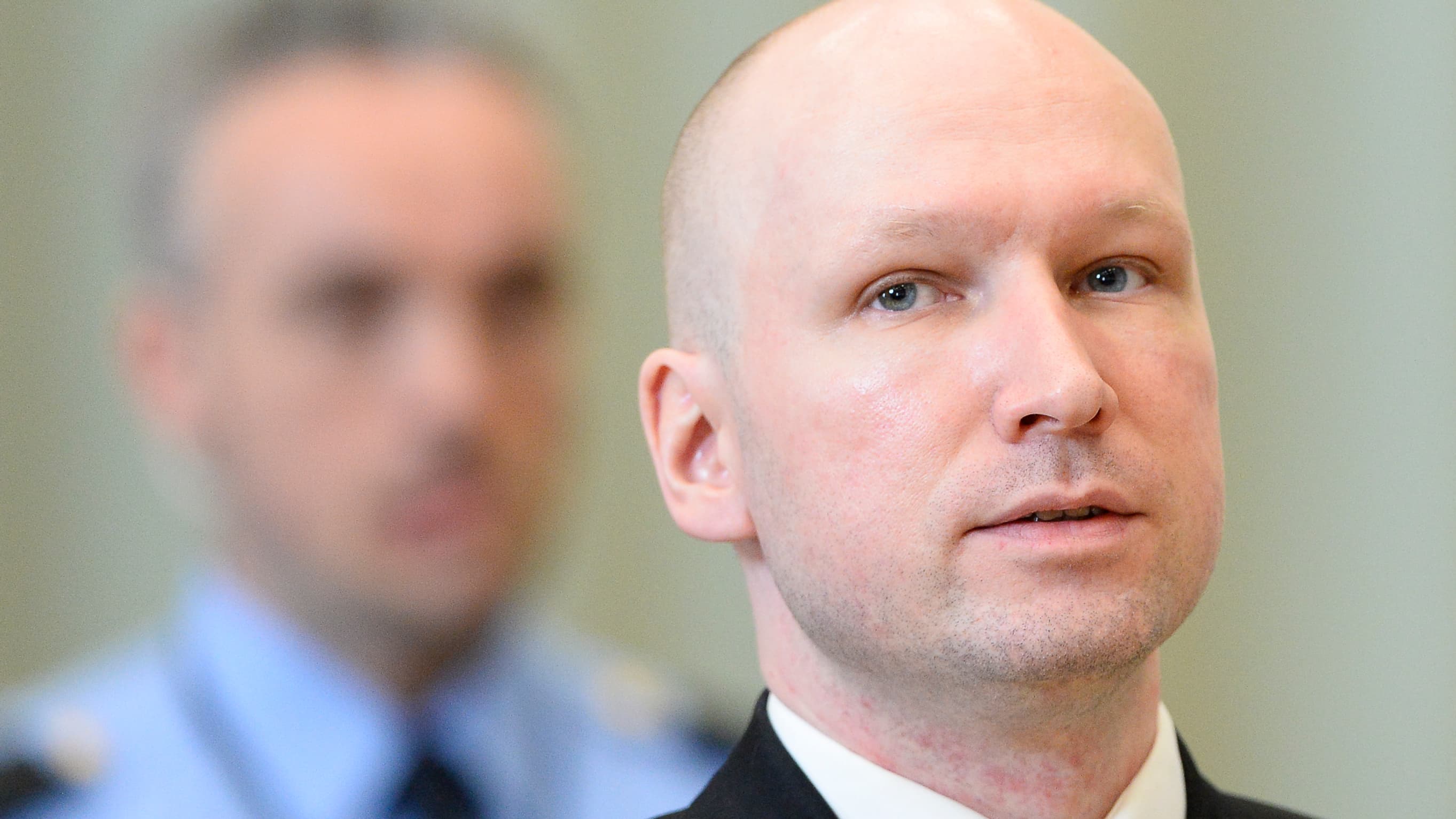 Anders Breivik lors de son procès. 