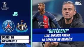 PSG - Newcastle : "Vous étiez préoccupés par ses stats..." Luis Enrique défend le profil "différent" de Dembélé