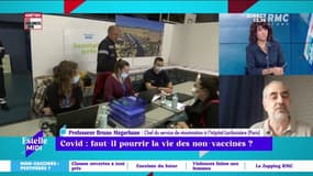 Professeur Bruno Mégarbane, chef du service réanimation à l'hôpital Lariboisière à Paris : "Il ne faut pas pourrir la vie, il faut encourager et convaincre les personnes dans leur propre intérêt."