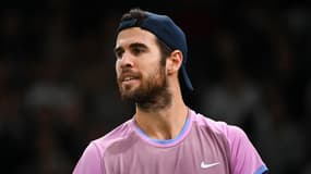 Karen Khachanov lors de la demi-finale du Masters 1000 de Paris-Bercy, le 2 novembre 2024.