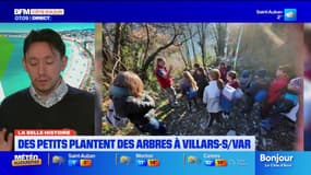 La belle histoire: 200 enfants plantent des arbres à Villars-sur-Var