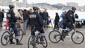 Des policiers déployés à Marseille 