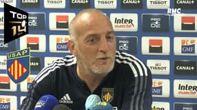 USAP 33-14 Biarritz : L'émotion du coach Arlettaz après l'accession de Perpignan en TOP 14