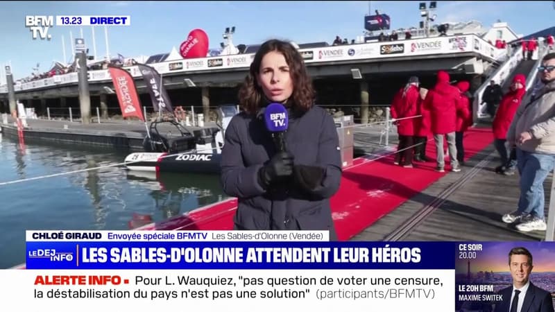 Vendée Globe: les coulisses de l'arrivée de Charlie Dalin aux Sables d'Olonne