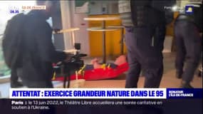Val d'Oise: exercice de simulation d'une attaque terroriste grandeur nature