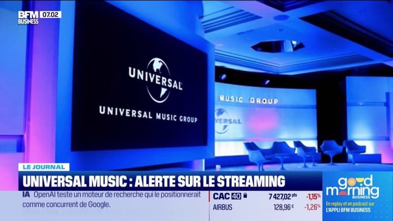 Universal Music: alerte sur le streaming