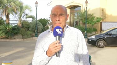 François Arizzi, maire de Bormes-les-Mimosas , ce jeudi 27 juillet sur BFMTV