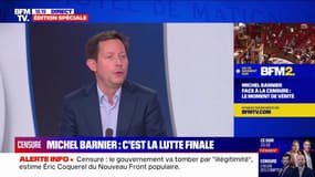 François-Xavier Bellamy (LR): "Marine Le Pen a choisi de soutenir la stratégie de M. Mélenchon: la stratégie du chaos"