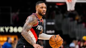  Damian Lillard lors de Atlanta Hawks-Portland Trail Brazers, le 3 mars 2023.