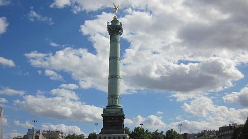 Paris: la nécropole de la Colonne de Juillet, place de la Bastille, rouvre ses portes au public