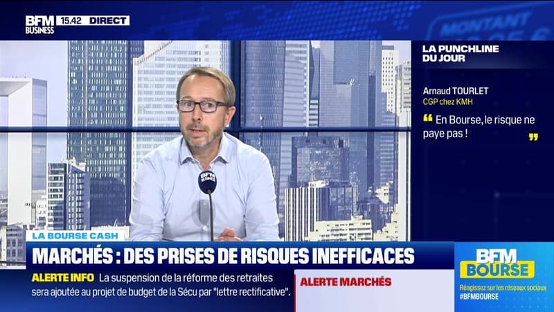 La bourse cash : « En Bourse, le risque ne paye plus ! » - 21/10