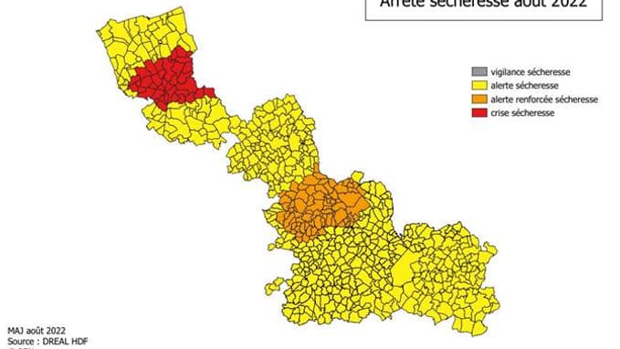 L'ensemble du département du Nord est désormais concerné par des restrictions d'eau.