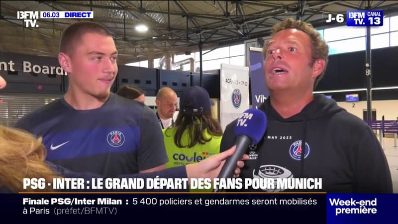 PSG-Inter: les supporters parisiens en route pour Munich se préparent pour 