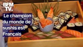 Le Français Vincent Broggi sacré champion du monde de sushi