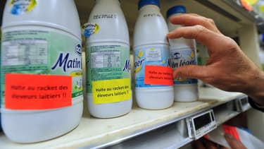 Les négociations entre industriels laitiers et distributeurs mal engagées.
