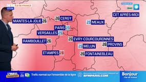 Météo Paris Île-de-France: un beau ciel bleu, parsemé de nuages, jusqu'à 28°C à Étampes ce jeudi