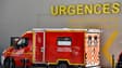Un camion de pompiers devant le service d'urgences du CHU de Nantes, en Loire-Atlantique, le 15 mars 2017 (illustration)