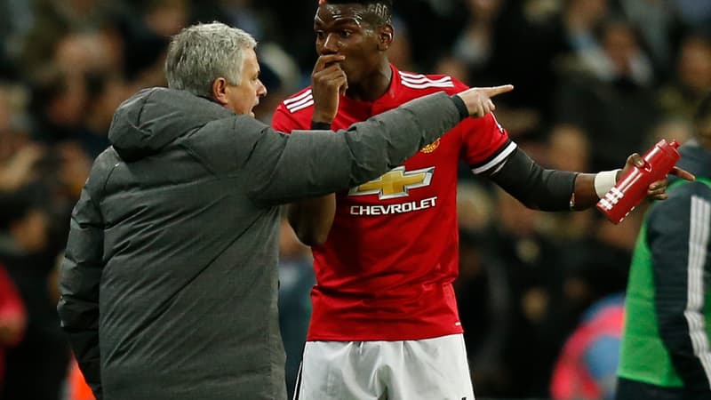 José Mourinho et Paul Pogba