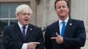 Boris Johnson et David Cameron (photo d'illustration)