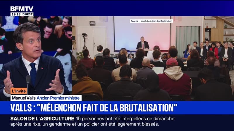"LFI utilise le palestinisme pour mobiliser un électorat", estime Manuel Valls