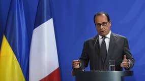 François Hollande à Berlin le 24 Août 2015