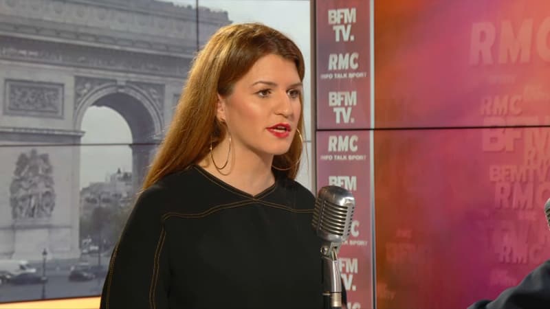 Marlène Schiappa sur BFMTV et RMC le 17 mai. 