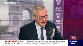 Sur RMC, Bruno Le Maire estime le coût du couvre feu à "un milliard d'euros"