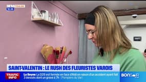 Var: le rush des fleuristes pour la Saint-Valentin