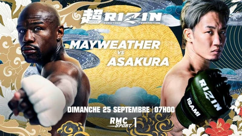 Mayweather VS Asakura : regardez le match de légende avec l'offre RMC Sport