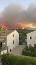 Début de l’incendie vue de l’Ultimate Provence - Témoins BFMTV