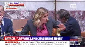 "On n'est pas dans un débat": Yaël Braun-Pivet recadre les insoumis lors de la prise de parole de François Bayrou